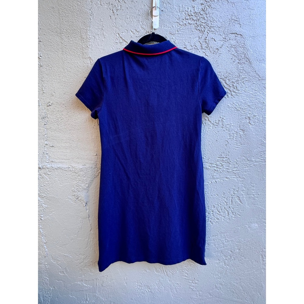 US Polo Womens Navy Blue Dress Collared Preppy Academia Collegiate Tennis - Picture 10 of 10